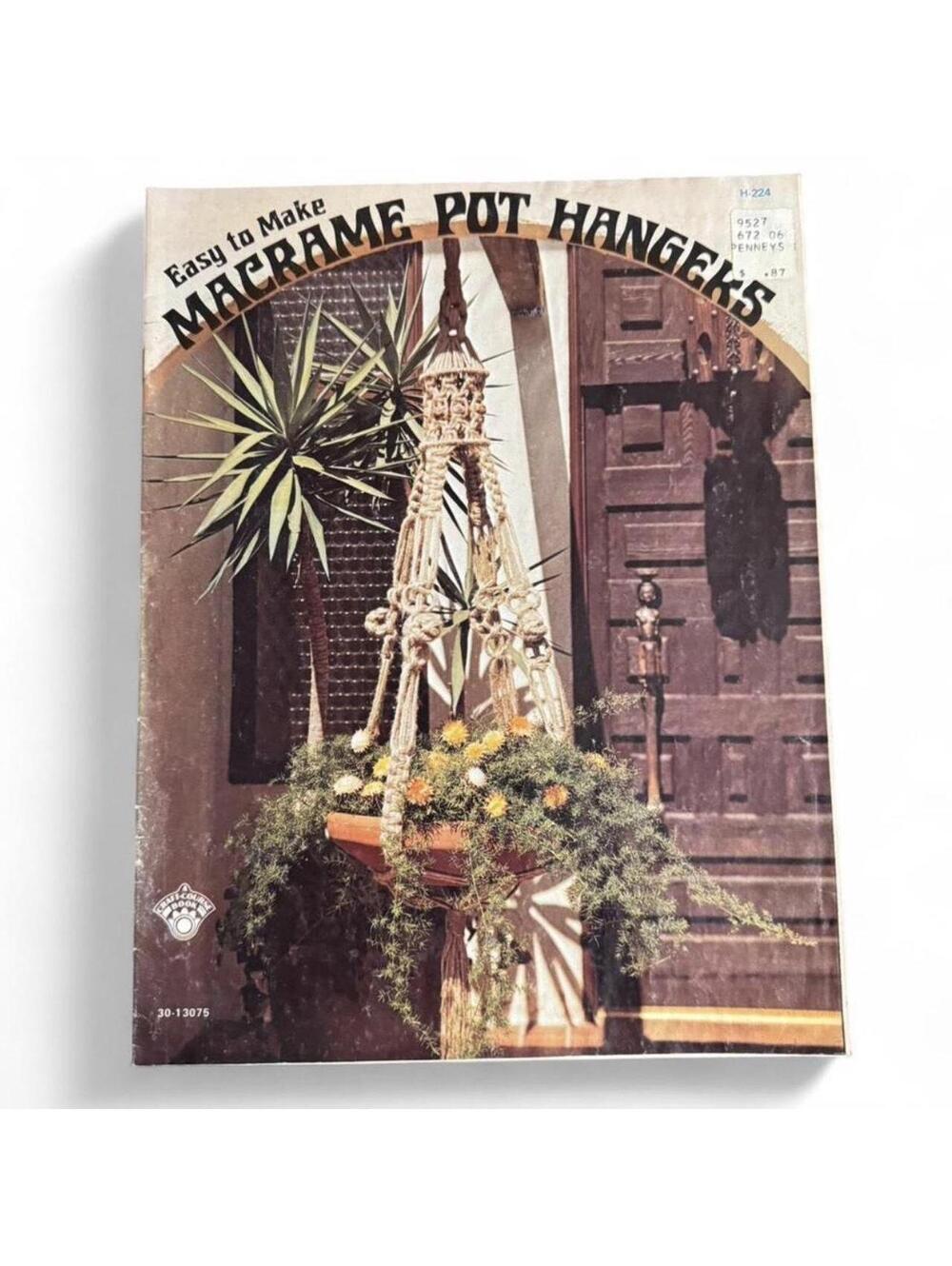 Easy to Make Macrame Pot Hangers Pattern